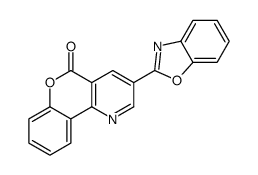 3-(1,3-benzoxazol-2-yl)chromeno[4,3-b]pyridin-5-one结构式