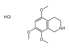 5,7,8-trimethoxy-1,2,3,4-tetrahydroisoquinoline,hydrochloride Structure
