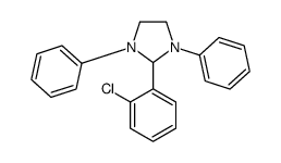 2-(2-chlorophenyl)-1,3-diphenylimidazolidine结构式