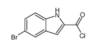 1H-INDOLE-2-CARBONYL CHLORIDE,5-BROMO structure