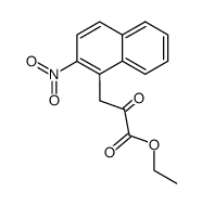 ethyl (2-nitro-1-naphthyl)pyruvate Structure