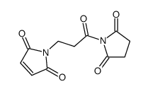 N-(3-maleimidopropanoyl)succinimide Structure