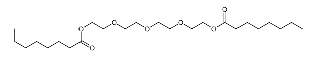 oxybis(ethane-1,2-diyloxyethane-1,2-diyl) dioctanoate structure