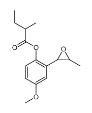 [4-methoxy-2-(3-methyloxiran-2-yl)phenyl] 2-methylbutanoate结构式