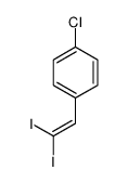 1-chloro-4-(2,2-diiodoethenyl)benzene Structure