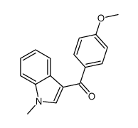 (4-methoxyphenyl)-(1-methylindol-3-yl)methanone结构式