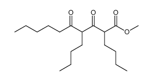 methyl 2,4-dibutyl-3,5-dioxodecanoate Structure