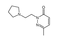 6-methyl-2-(2-pyrrolidin-1-yl-ethyl)-2H-pyridazin-3-one Structure