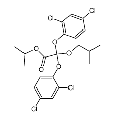 Bis-(2,4-dichlor-phenoxy)-isobutyloxy-essigsaeure-isopropylester结构式