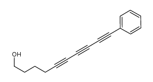 10-phenyl-5,7,9-decatriyn-1-ol Structure
