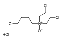 4-chloro-N,N-bis(2-chloroethyl)butan-1-amine oxide,hydrochloride Structure