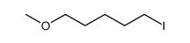 1-iodo-5-methoxy-pentane结构式