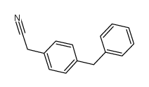 4-benzylphenylacetonitrile Structure