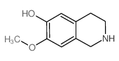 7-methoxy-1,2,3,4-tetrahydroisoquinolin-6-ol Structure