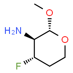 alpha-threo-Pentopyranoside, methyl 2-amino-2,3,4-trideoxy-3-fluoro- (9CI) picture