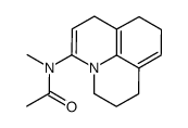 N-Methyl-N-(2,3,6,7-tetrahydro-1H,5H-benzo(ij)quinolizin-9-yl)acetamide结构式