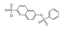 (6-chlorosulfonylnaphthalen-2-yl) benzenesulfonate Structure