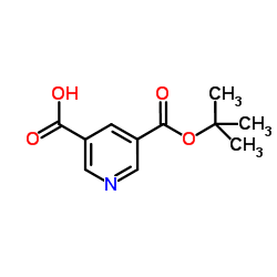 5-(tert-butoxycarbonyl)nicotinic acid Structure