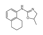 5-methyl-N-(5,6,7,8-tetrahydronaphthalen-1-yl)-4,5-dihydro-1,3-oxazol-2-amine Structure