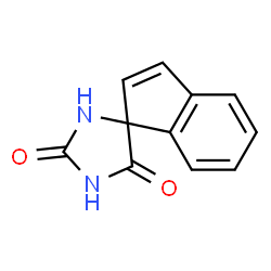 Spiro[imidazolidine-4,1-[1H]indene]-2,5-dione结构式