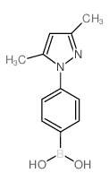 (4-(3,5-二甲基-1H-吡唑-1-基)苯基)硼酸图片