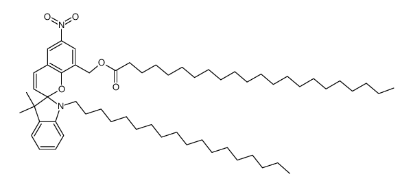 1-Octadecyl-3,3-dimethyl-6'-nitro-8-spiro<1>benzopyran>结构式