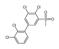 1,2-dichloro-5-(2,3-dichlorophenyl)-3-methylsulfonylbenzene Structure