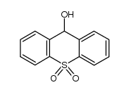 10,10-dioxo-10λ6-thioxanthen-9-ol结构式