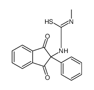 1-(1,3-dioxo-2-phenylinden-2-yl)-3-methylthiourea Structure