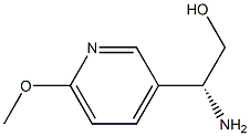 (2R)-2-AMINO-2-(6-METHOXY(3-PYRIDYL))ETHAN-1-OL Structure