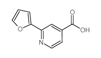 2-(furan-2-yl)pyridine-4-carboxylic acid Structure