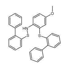 2'-(biphenyl-2-ylthio)-4'-methoxybiphenyl-2-sulphenanilide结构式