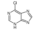 6-Chloro-9H-purine结构式