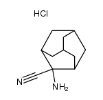 2-aminoadamantane-2-carbonitrile hydrochloride Structure