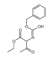 ethyl 3-oxo-2-(phenylmethoxycarbonylamino)butanoate结构式