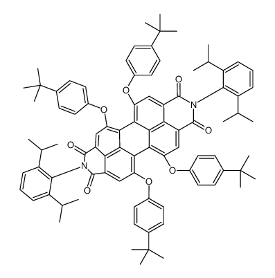 1,6,7,12-Tetrakis(4-tert-butylphenoxy)-N,N'-bis(2,6-diisopropylphenyl)-3,4,9,10-perylenetetracarboxylic DiiMide picture