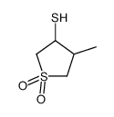 4-methyl-1,1-dioxothiolane-3-thiol结构式