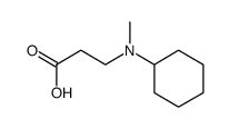 N-cyclohexyl-N-methyl β-alanine结构式