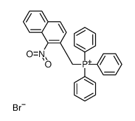 (1-nitronaphthalen-2-yl)methyl-triphenylphosphanium,bromide结构式