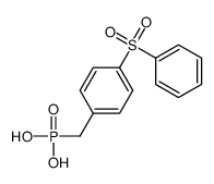 [4-(benzenesulfonyl)phenyl]methylphosphonic acid结构式