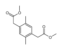 methyl 2-[4-(2-methoxy-2-oxoethyl)-2,5-dimethylphenyl]acetate结构式
