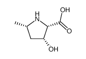 L-Proline, 3-hydroxy-5-methyl-, (2alpha,3alpha,5alpha)- (9CI)结构式