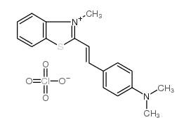 2-(4-DIMETHYLAMINOSTYRYL)-3-METHYLBENZOTHIAZOLIUM PERCHLORATE structure