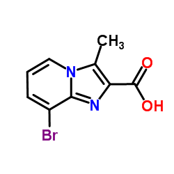 8-Bromo-3-methylimidazo[1,2-a]pyridine-2-carboxylic acid Structure