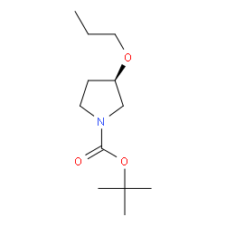 3-丙氧基吡咯烷-1-羧酸叔丁酯图片