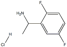 1-(2,5-DIFLUOROPHENYL)ETHANAMINE HYDROCHLORIDE结构式