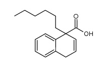 1-hexyl-1,4-dihydro-1-naphthoic acid Structure