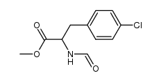 methyl 4-chloro-N-formylphenylalaninate Structure