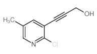 3-(2-Chloro-5-methylpyridin-3-yl)prop-2-yn-1-ol Structure