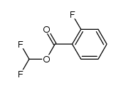 difluoromethyl 2-fluorobenzoate Structure
